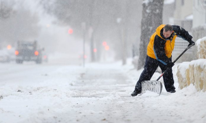 Snowstorm in the USA