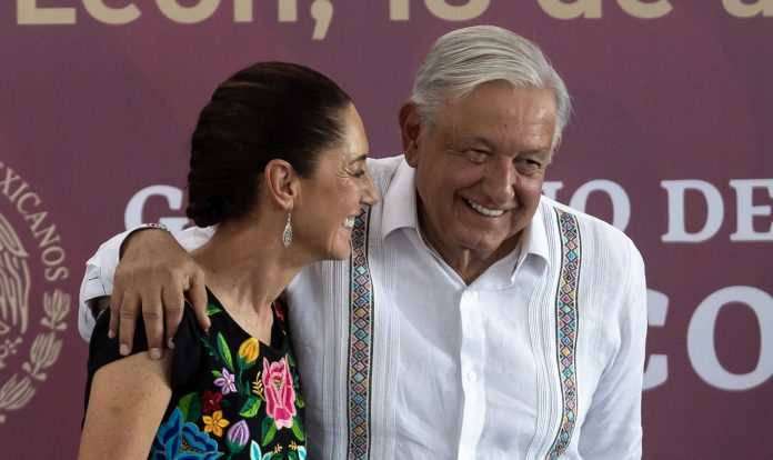 Sheinbaum defiende a López Obrador por supuestos vínculos con líderes del narcotráfico